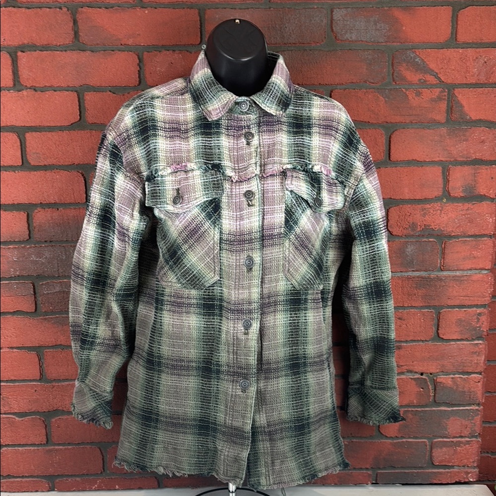 We The Free Coat Womens Small Plaid